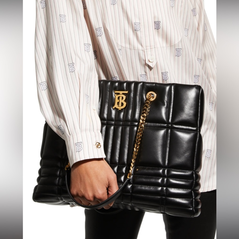 Burberry Quilted Medium Lola Shopper Bag